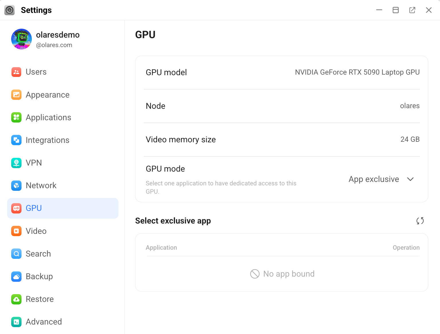 Check App exclusive mode again