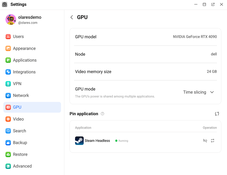 Time slicing multi GPU