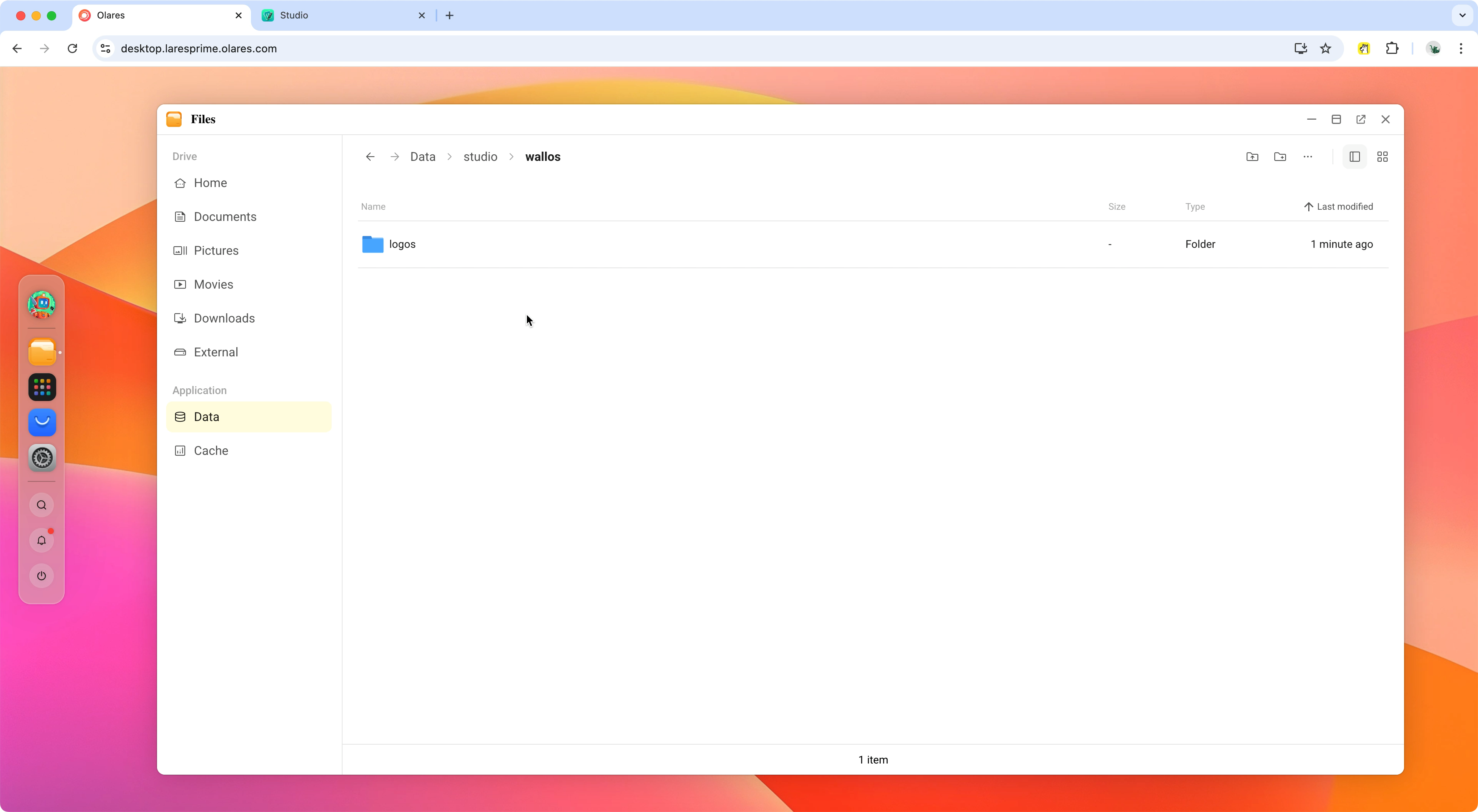 在文件管理器中确认挂载路径