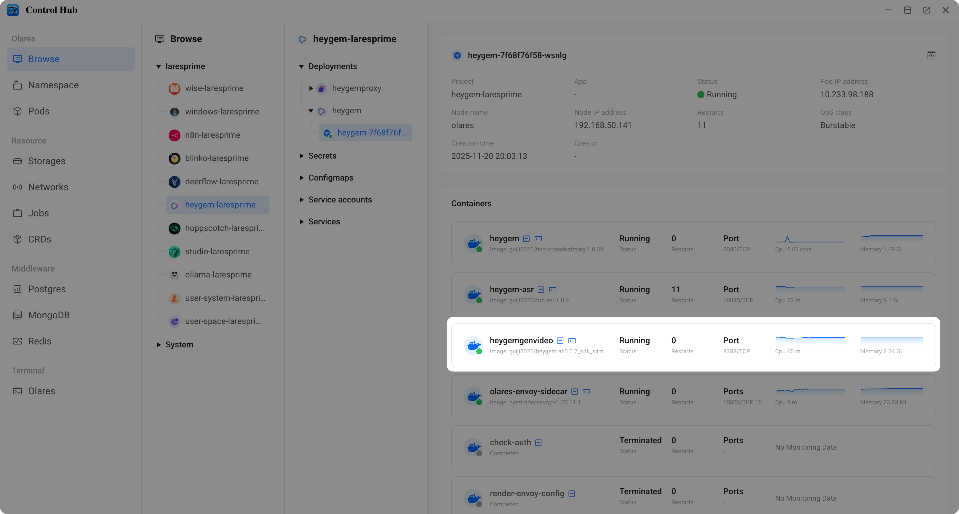 Check Duix.Avatar in Control Hub