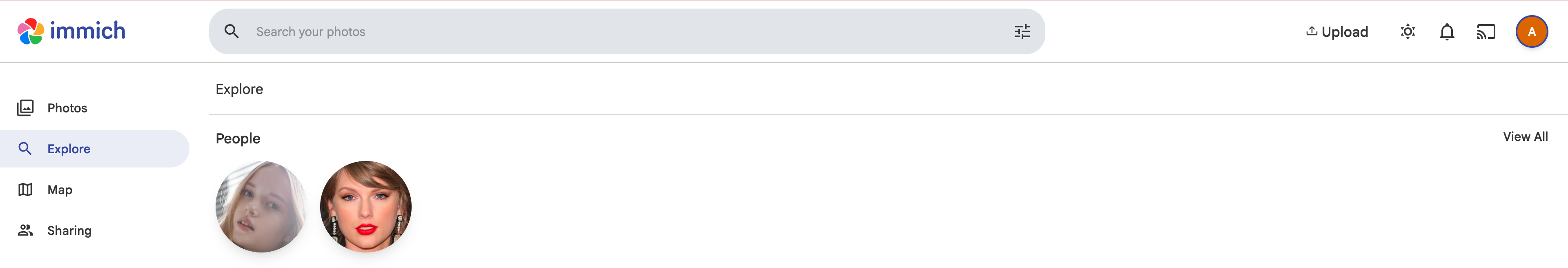 Explore face recognition results