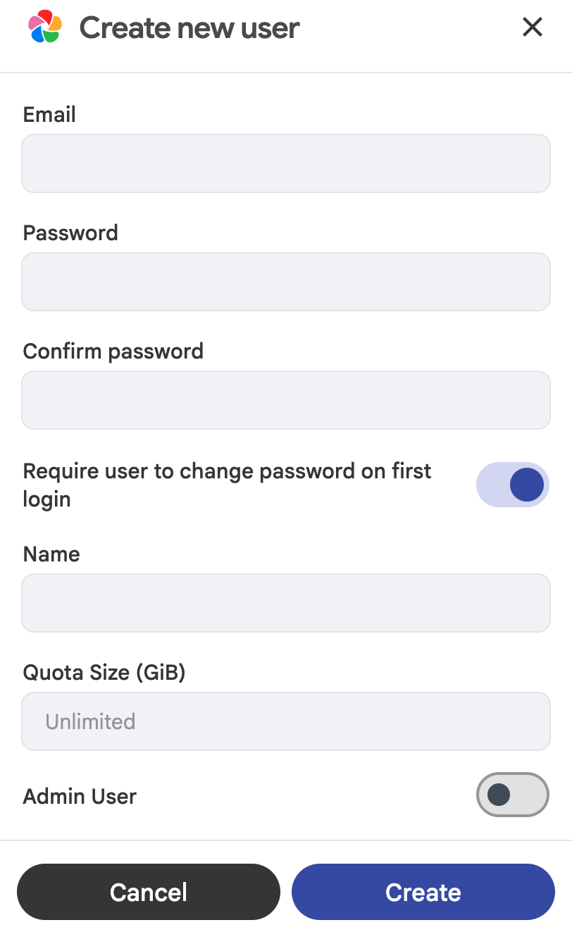 Create user for share