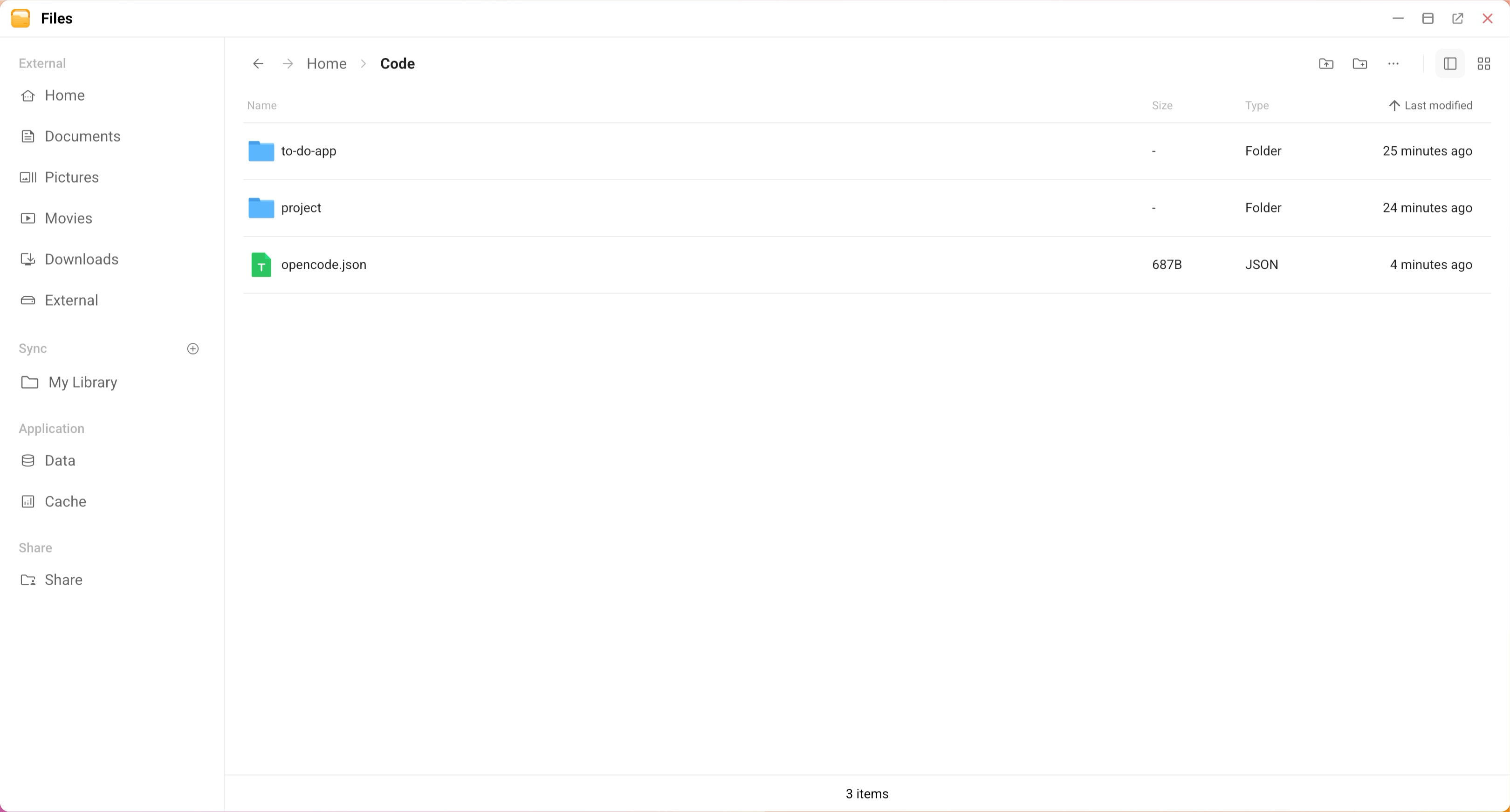 Create subfolders in Files