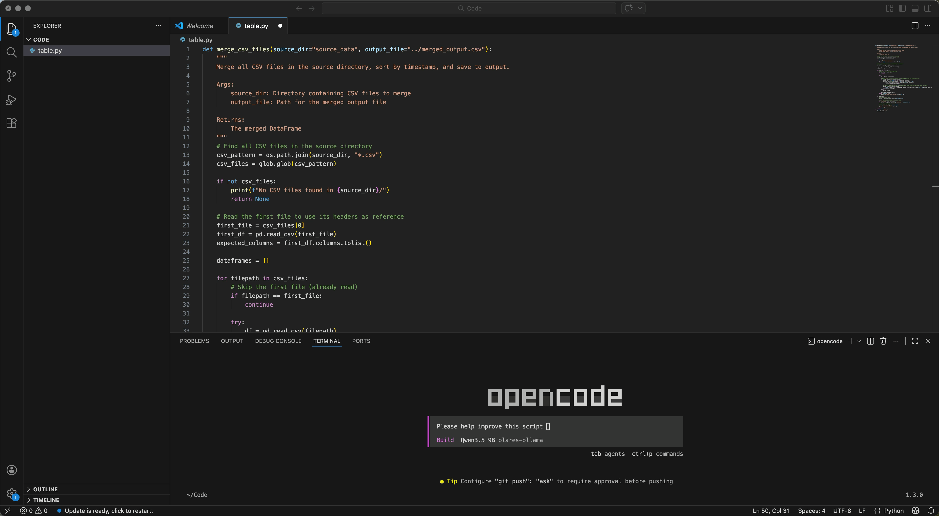 OpenCode in VS Code