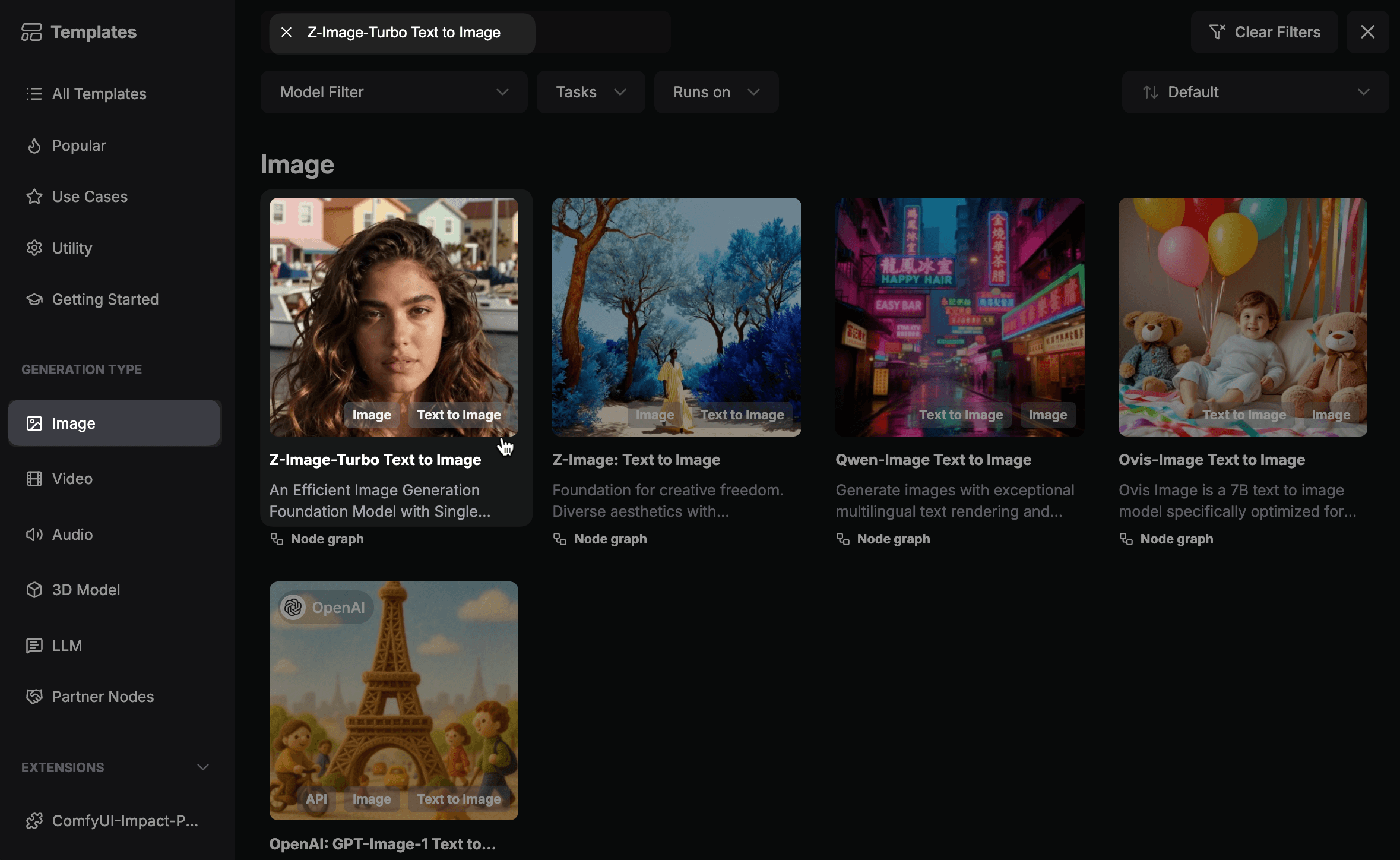 Z-Image Turbo template