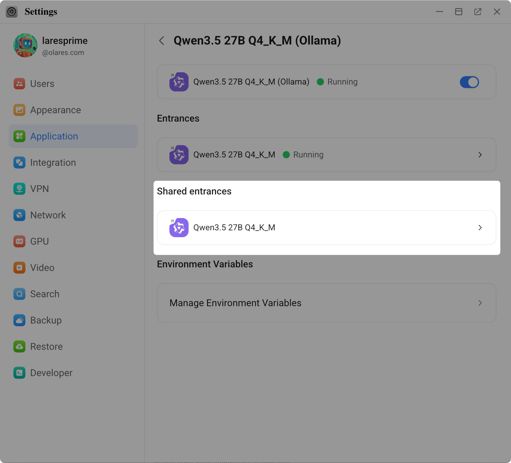 Qwen3.5 27B shared entrance